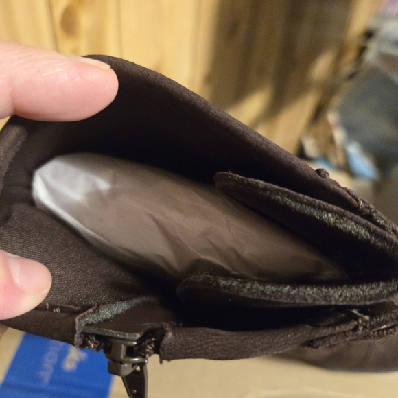 Clarks Women's Lace Up Boots - Dark Brown - Picture 4 of 5